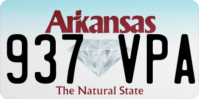 AR license plate 937VPA