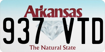 AR license plate 937VTD