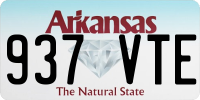 AR license plate 937VTE