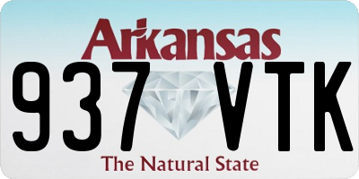 AR license plate 937VTK