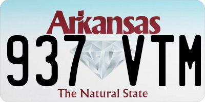 AR license plate 937VTM
