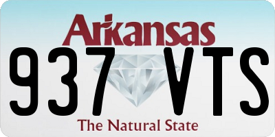 AR license plate 937VTS