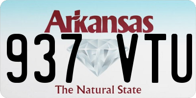 AR license plate 937VTU