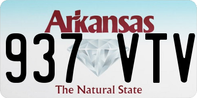 AR license plate 937VTV
