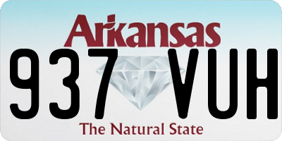 AR license plate 937VUH