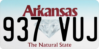 AR license plate 937VUJ