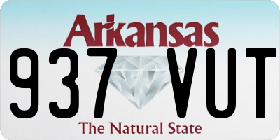 AR license plate 937VUT