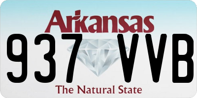 AR license plate 937VVB