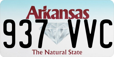 AR license plate 937VVC