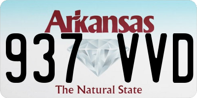AR license plate 937VVD