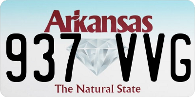 AR license plate 937VVG