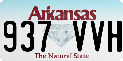 AR license plate 937VVH