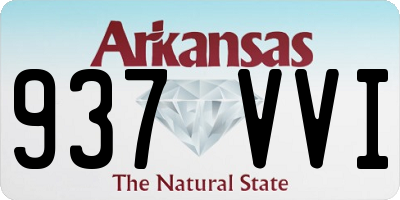 AR license plate 937VVI