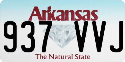 AR license plate 937VVJ