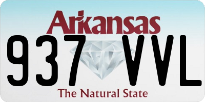 AR license plate 937VVL
