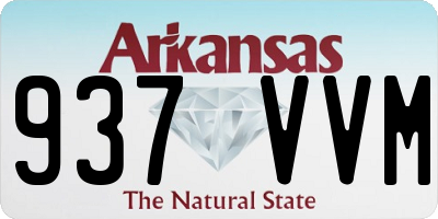 AR license plate 937VVM
