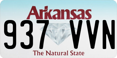 AR license plate 937VVN