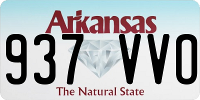 AR license plate 937VVO
