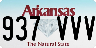 AR license plate 937VVV