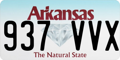 AR license plate 937VVX