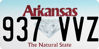 AR license plate 937VVZ