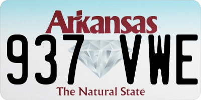 AR license plate 937VWE