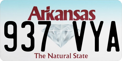 AR license plate 937VYA