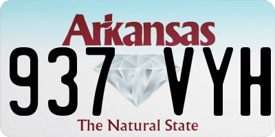 AR license plate 937VYH