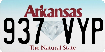 AR license plate 937VYP