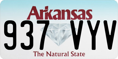 AR license plate 937VYV