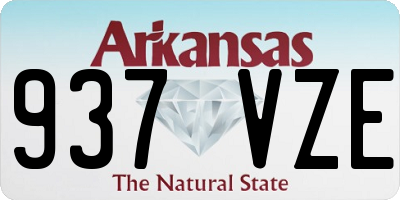 AR license plate 937VZE