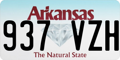 AR license plate 937VZH