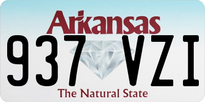 AR license plate 937VZI