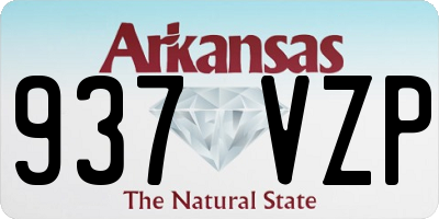 AR license plate 937VZP