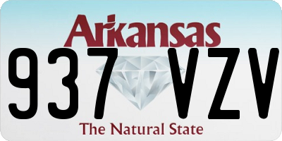 AR license plate 937VZV