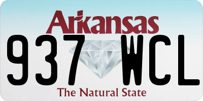 AR license plate 937WCL