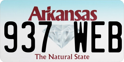 AR license plate 937WEB