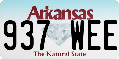 AR license plate 937WEE