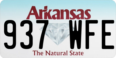 AR license plate 937WFE
