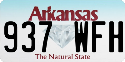 AR license plate 937WFH