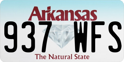 AR license plate 937WFS