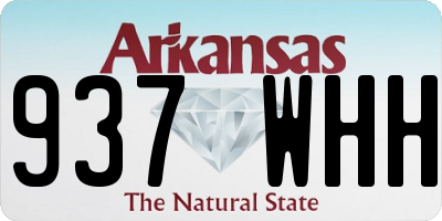 AR license plate 937WHH