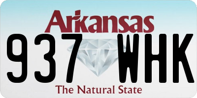 AR license plate 937WHK