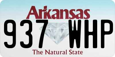 AR license plate 937WHP