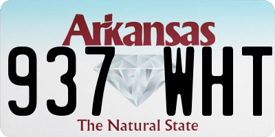 AR license plate 937WHT
