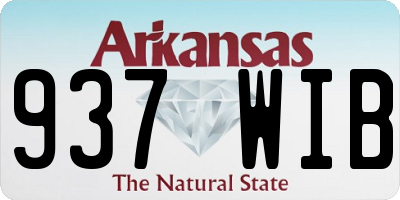 AR license plate 937WIB