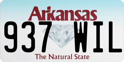 AR license plate 937WIL