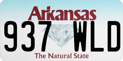 AR license plate 937WLD