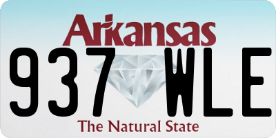 AR license plate 937WLE