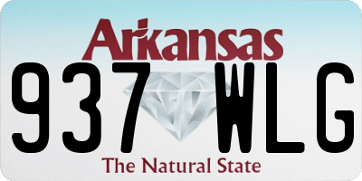 AR license plate 937WLG